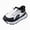 L101-Black, variant on Kids Boys Girls Non Slip Waterproof Leather Sneakers Hook and Loop Lightweight School Walking Shoes Fashion Casual Sport Shoes for Toddler Boys(L101-Black,8)