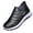 Black, variant on Athletic Shoes for Women on Winter Sneakers for Leather Upper Lined Warm Comfortable Casual Walking Shoes Non Sole Pu 39 Size