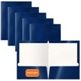 thumbnail image 1 of Carpetas de papel Better Office Products, azul marino, paquete de 25, 1 of 6