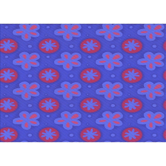 Ahgly Company Machine Washable Indoor Rectangle Transitional Purple Amethyst Purple Area Rugs, 2' x 3'