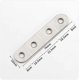 thumbnail image 2 of Fixing Straight Flats Plates, 10pcs Legs Plated Brackets Rep Bracket Fixing Furniture Less Steel 76 X 16 Mm, 2 of 5