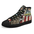 thumbnail image 7 of Fishing Keeping It Reel High Top Canvas Shoes Sneakers Black Size 12, 7 of 7