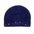 thumbnail image 1 of Turbante musulmán Hijab Beanie Qarigey Color sólido Moda Pañuelo plisado Accesorios de estilo femenino, 1 of 6