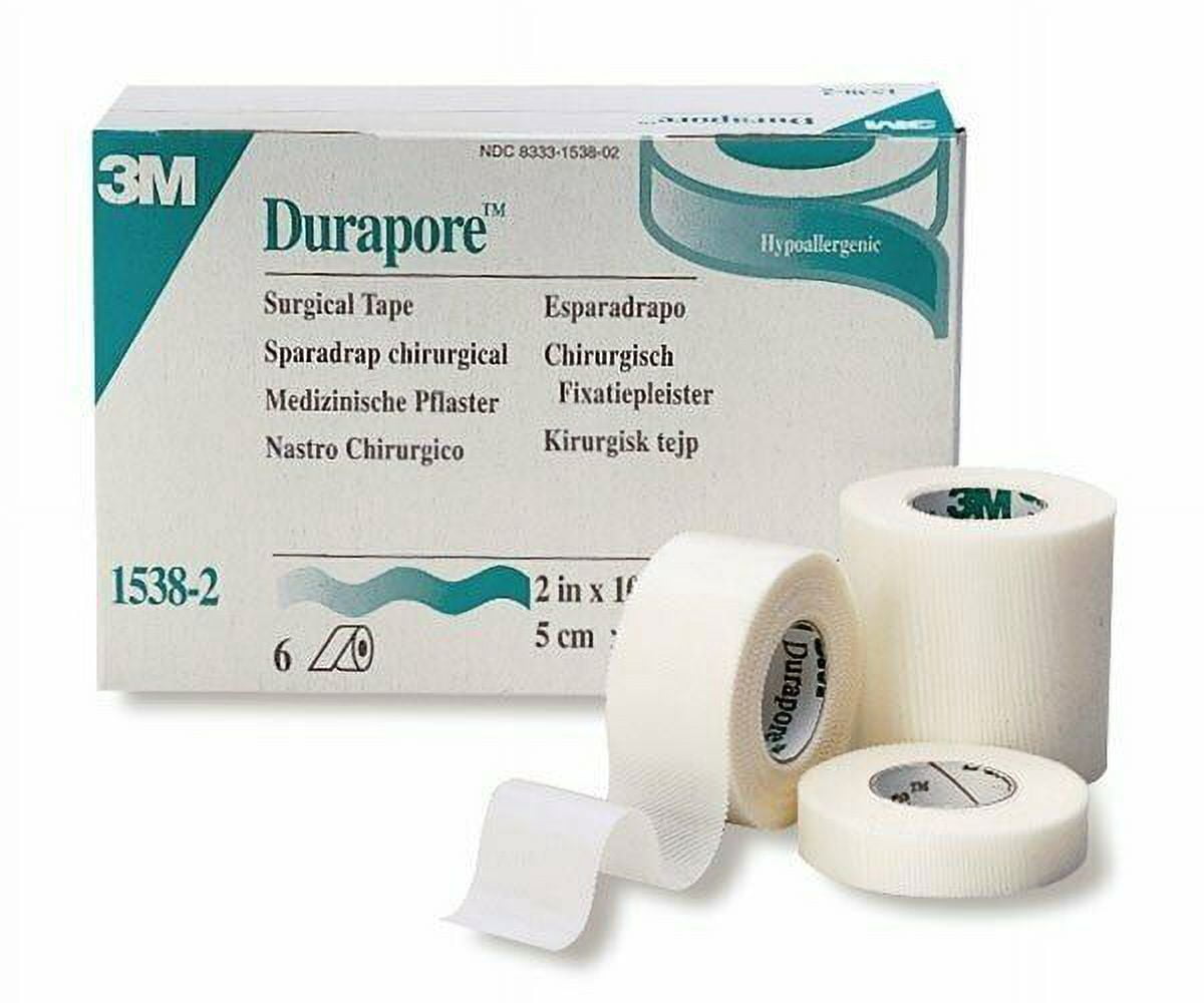 3M Durapore Surgical Adhesive Tape, Hypoallergenic & Latex Free, 10 yds