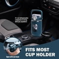 thumbnail image 6 of MUKOKO 40oz Glass Water Bottle, Bottle with Straw and Lid, Glass Tumbler with Time and Water Marker, Iced Coffee Cup with Silicone Sleeve, Travel Coffee Mug Fits in Car Holder, Dark Blue, 6 of 7