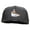 Denim Black, variant on Striped Trout Fish Patched 5 Panel Flat Bill Snapback Cap - Black OSFM
