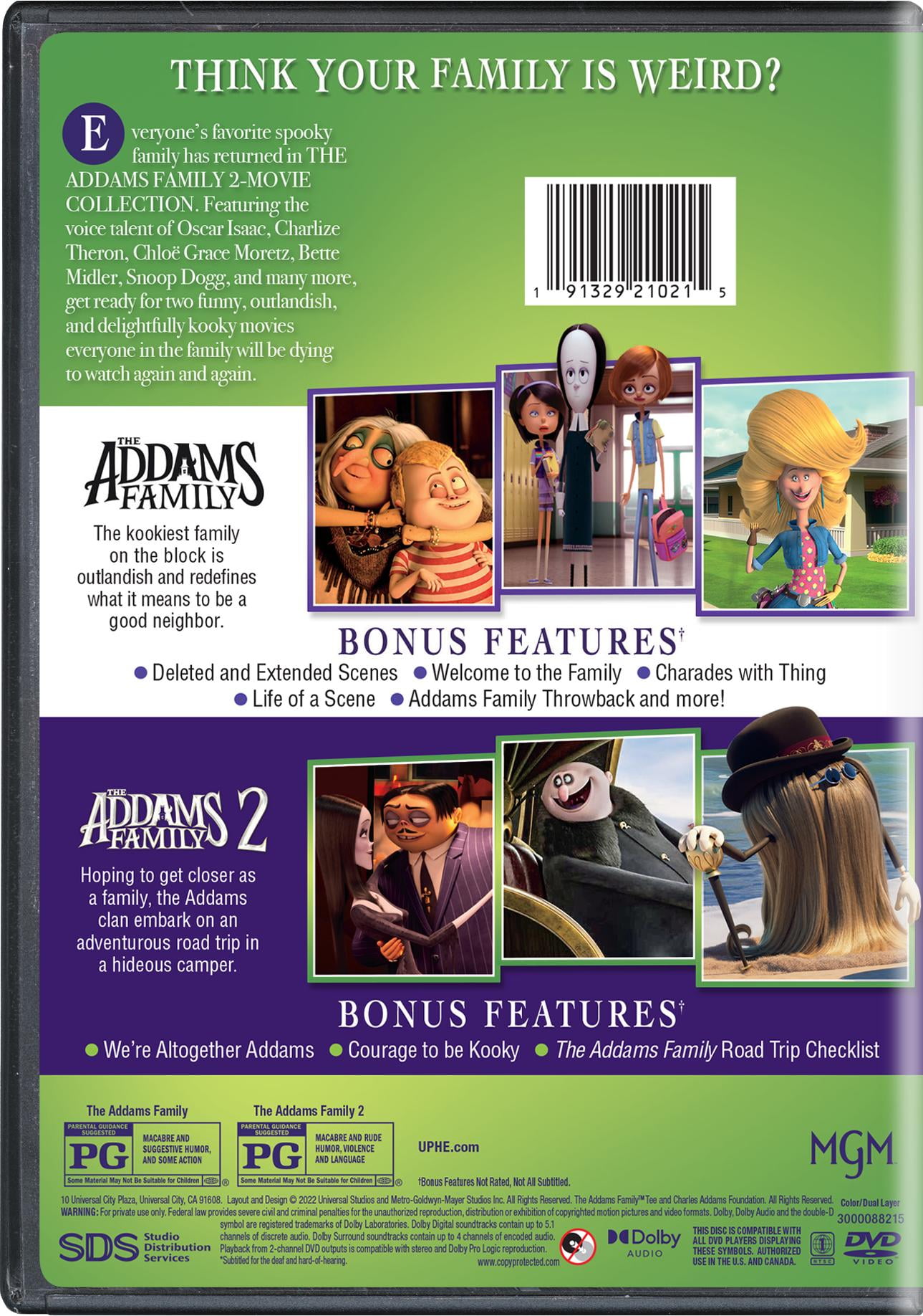 Addams Family 2-Movie Collection (DVD) - Walmart.com