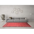 thumbnail image 3 of Ahgly Company Indoor Square Oriental Red Industrial Area Rugs, 6' Square, 3 of 4