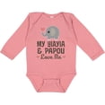 thumbnail image 3 of Inktastic My Yia Yia and Papou Love Me Boys or Girls Long Sleeve Baby Bodysuit, 3 of 5