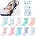 thumbnail image 2 of Colchón para carrito de bebé, colchoneta para asiento de cochecito de bebé, cojín para asiento de coche de bebé, almohadilla de algodón para asiento, accesorios para cochecito, 2 of 5