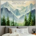 thumbnail image 2 of BCIIG Bible Verse Trees Sky and Clouds Tapestry Wall Hanging Unique Style for Home Decor Bedroom Living Room Apartment Farmhouse Dorm 40x60inch, 2 of 6