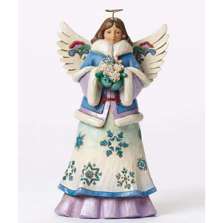 Jim Shore May Blessings Fall Upon You Snowflake Angel Christmas Figurine 4047658