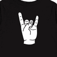 thumbnail image 4 of Inktastic Rocker Horns Boys or Girls Long Sleeve Toddler T-Shirt, 4 of 5