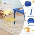 thumbnail image 3 of Towallmark Juego de 3 Piezas - Mesa y Sillas Plegables para Niños | Multiusos para Comedor, Guardería, Aula y Actividades, multi color, 3 of 8