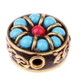 thumbnail image 1 of Cuenta de Tibetano Ornamento Simistros de Manualidad funciones Durable Azul, 1 of 9