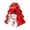 Red Tree, variant on Christmas Cookie with Lid Xmas Metal Cookie Box Santa Clause Snowman Glove Penguin Xmas Card Box Cute Assorted Card Holder Containers for Christmas Party Decorï¼Red Penguin,5.5")