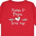 thumbnail image 4 of Inktastic Nana and Papa Love Me Heart Grandchild Boys or Girls Long Sleeve Toddler T-Shirt, 4 of 5