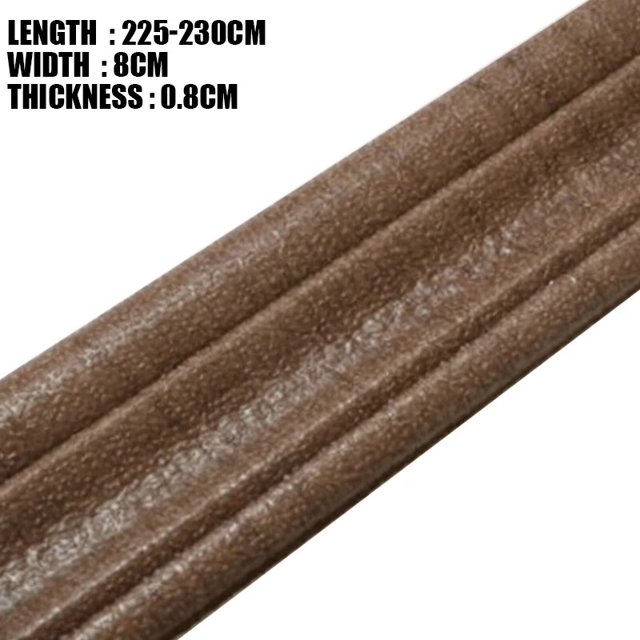 Pegatinas de pared autoadhesivas de espuma 3D, banda de borde de marco de puerta, decoración de falda de pared, papel tapiz de línea de cintura, rodapié, nuevo