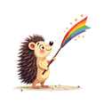 thumbnail image 3 of cartoon Hedgehog Theme Stickers, Waterproof Hedgehog Theme Sticker for Water Bottle Laptop Phone Cases Planner Skateboard Luggage Helmet Party Favor Decor, Ideal for Adults Teens Teacher Rewards, 3 of 9