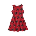 thumbnail image 4 of CCRFTGI Dresses for Kids Girls 10-12 Mini Red Bow Print Dress Party Cute Sleeveless Girls Dresses 2026 Summer Trendy Casual Beach Fancy Dresses Red 9-10 Years, 4 of 4