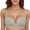 Grey, variant on Women Jelly Strips Push Up Bra Breathable Support for Sagging Large Lift Small Bust Enhancing Comfort, M, Coffee