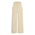 thumbnail image 4 of Stephy Women's New Thin Elastic Loose Large Size Korean Version of Everything Long Trousers Casual Trousers Haren, Black, L, 4 of 5