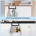thumbnail image 4 of Coat Rack for Door, Stainless Steel, Door Hook with Non-Slip Pads, Coat Hook 32*11cm, 4 of 4