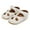 White, variant on Otqutp Toddler Soft-Soled Moccasins Flat Leather Shoes for Girls Closed Toe Mary Janes Princess Ballet Flats Breathable Shoes