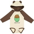 thumbnail image 3 of Inktastic Little Spud Green Boys or Girls Long Sleeve Baby Bodysuit, 3 of 5