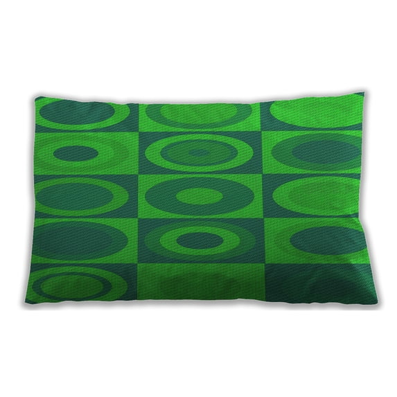 Ahgly Company Outdoor Rectangular Contemporary Lumbar Throw Pillow, 13 inch by 19 inch