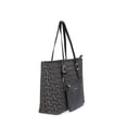 thumbnail image 2 of Fiorelli Women's Savannah Tote Handbag with Detachable Pouch, Black Jacquard, 2 of 4