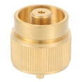 thumbnail image 1 of Professional Gas Tank Adapter Portable Propane Converter Copper Camping Adapter, 1 of 8