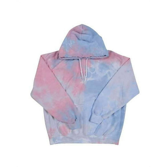Dyenomite Blended Hooded Sweatshirt in Coral Dream XL | 680VR