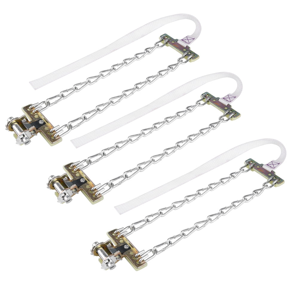 LYUMO Tire Belt, Clipon Tire Chain,3pcs Tire Antiskid Steel Chain