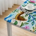 thumbnail image 4 of nygtbtfer Pastel Egg and Vinyl Flannel Backed Tablecloth - Cottage Style Egg Floral Print Vinyl Tablecloth with Flannel Backing,, 4 of 7