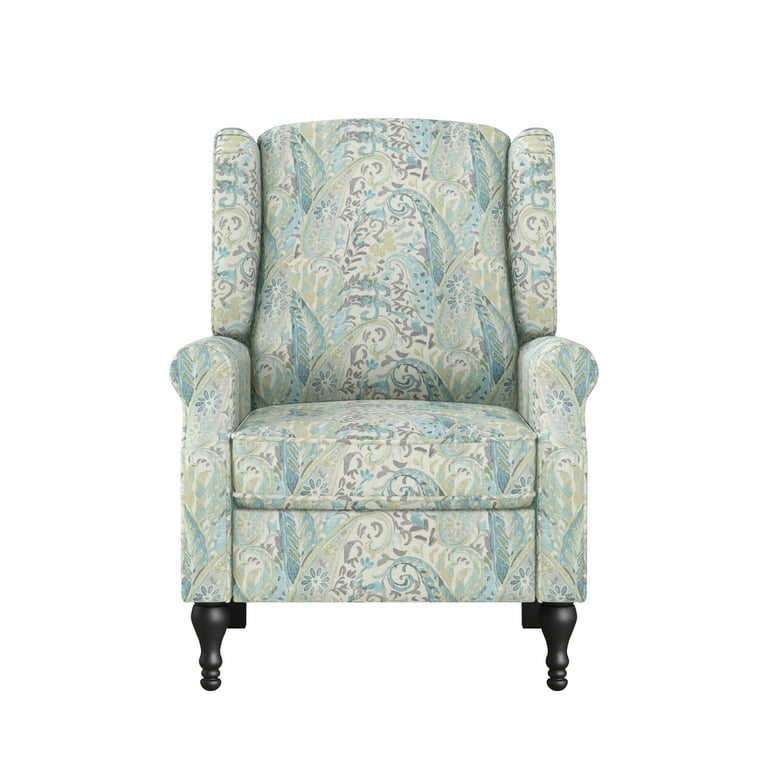 Blue paisley recliner deals