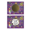 thumbnail image 3 of My Scratch Offs Mardi Gras Fat Tuesday DIY Scratch-off Note Cards & Stickers, Purple, 20 Pack, 3 of 6