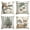 Gray, variant on Sm:)e Christmas Throw Pillow Covers 18x18 Inch Set of 4, Snowman Reindeer Snowflake Gloves Winter Holiday Stripes Sofa Couch Decoration