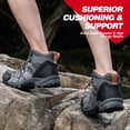 thumbnail image 3 of R CORD Women Hiking Boots Waterproof Slip-Resistant Mid-Cut Cushioned Ankle Support Traction Long-Lasting Wear for Rainy Dog Walks Daily Errands Weekend Hikes Peach Size 8.5, 3 of 7
