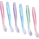 thumbnail image 1 of Cucharas de silicona para bebé, paquete de 6 cucharas de silicona para bebé, cucharas suaves para bebé, cucharas de silicona suave de 4 colores para bebés de 1 mes en adelante, 1 of 5
