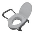 thumbnail image 1 of Toilettes Surélevées avec Bras, Riser de Toilette avec Bras Capacité de Charge Élevée pour la Maison, 1 of 7