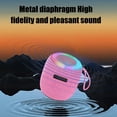 thumbnail image 4 of Horivan Portable Bluetooth Speaker with Powerful Bass, RGB Lights, 12H Playtime, Waterproof for Outdoor, Home, Travel, Party Mini Wireless Speaker USB Playback, 4 of 6