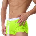thumbnail image 1 of Male Summer Cool Sports Soild Color Fit Beach Shorts Triangle Fashion Sexy Swimming Trunks, 1 of 6