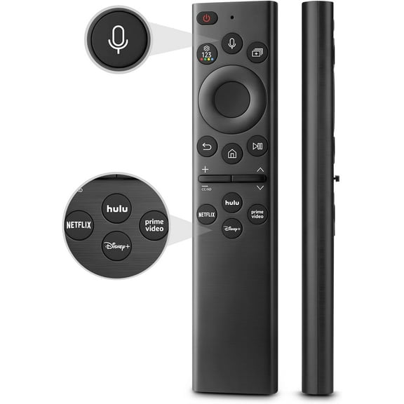 Voice for Samsung-Smart-TV-Remote-Control-Replacement, BN59-01385A Universal Remote Compatible for Samsung with Voice Function Frame Serif Crystal Solar UHD Neo QLED OLED 4K 8K TVs
