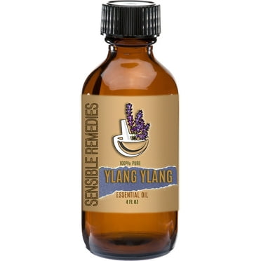 Sensible Remedies Ylang Ylang 100% Therapeutic Grade Essential Oil, 4 fl oz