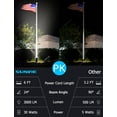 thumbnail image 2 of SUNVIE 30W Outdoor LED Spotlight 120V Waterproof Landscape Lights 3000LM Ultra Bright 3000K Warm White with 6ft Cord for Flag Pole Tree Yard Path Decor, 2 of 7