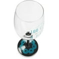 thumbnail image 2 of Pavilion Gift Company Pretty Inappropriate Too Glam To Give A Damn Wine Glass, 12 ounces, Blue, 2 of 5