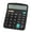 Black, variant on Calculator Large Display Desktop Calculator Solar Battery Dual Power 12 Digit Financial Dedicated Calculator Standard Function Desktop Business Calculator Multifunctional KA08 Blue