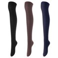 thumbnail image 6 of Lovely Annie Women's 3 Pairs Over Knee High Thigh High Cotton Socks Size 6-9 A1024, 6 of 9