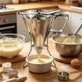 thumbnail image 2 of Stainless Steel Pancake Batter Dispenser Confectionery Funnel Dispenser Set, 2 of 8